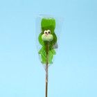 Карамель на палочке "Зая", зелёный, 25 г - Фото 5