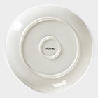 Тарелка фарфоровая обеденная Magistro «Лакомка», d=20,5 см, цвет белый - Фото 4