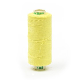 Нитки Dor Tak 40/2, 400 ярд, цвет №105 светло-жёлтый, 10 шт в уп.