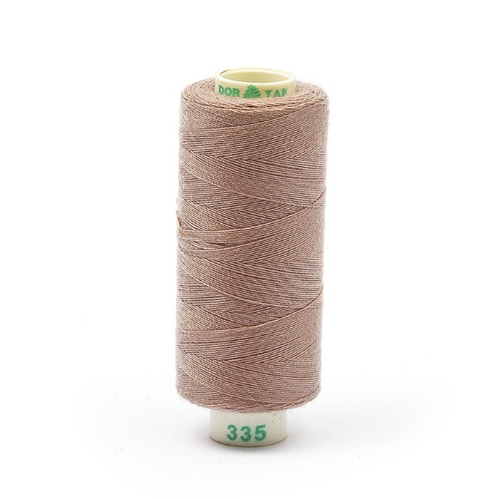 Нитки Dor Tak 40/2, 400 ярд, цвет №335 розовый, 10 шт в уп. - Фото 1