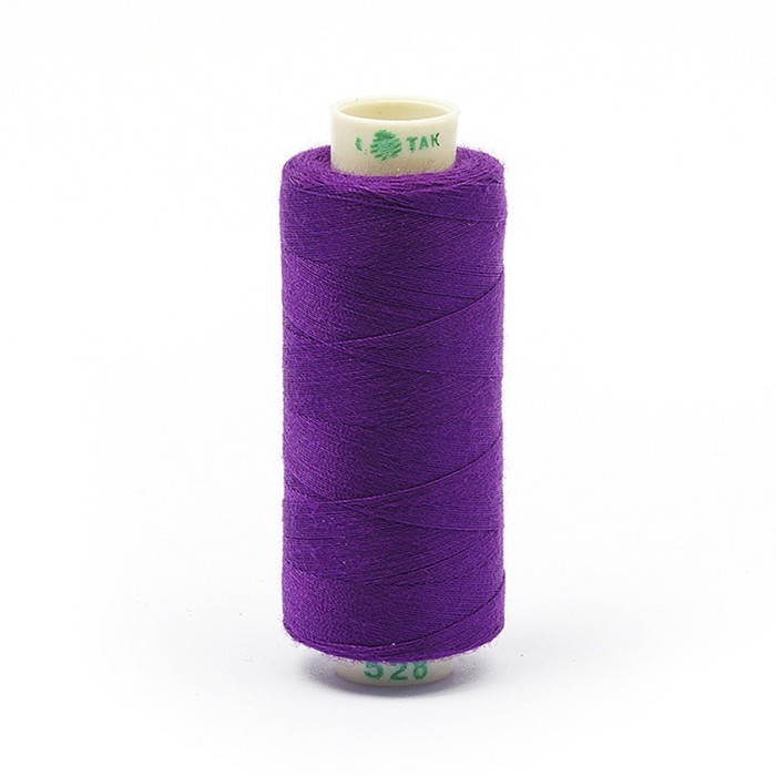Нитки Dor Tak 40/2, 400 ярд, цвет №528 фиолетовый, 10 шт в уп.