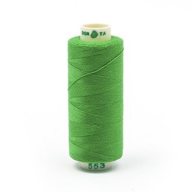 Нитки Dor Tak 40/2, 400 ярд, цвет №563 зеленый, 10 шт в уп.