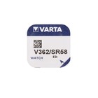 Батарейка Varta Silver Oxide, 362 (SR721SW) - 1BL, 1.55 В, блистер, 1 шт. 9328356 - фото 2404548