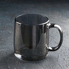 Кружка стеклянная «Нордик», 380 мл, цвет серый - фото 10039957
