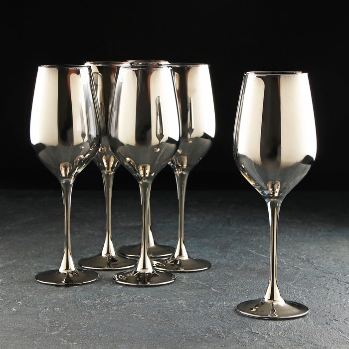 Набор стеклянных бокалов для вина «Селест», 350 мл, 6 шт - фото 1909012357