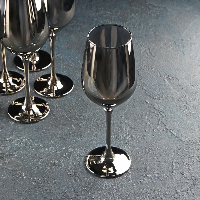 Набор стеклянных бокалов для вина «Селест», 350 мл, 6 шт - фото 1909012358