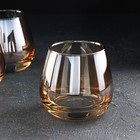 Набор низких стеклянных стаканов «Золотой мёд», 300 мл, 4 шт - фото 4364768