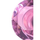 Анальная втулка Sexus Glass, стекло, розовая, 8,5 см - Фото 8
