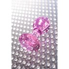 Анальная втулка Sexus Glass, стекло, розовая, 8,5 см - Фото 9