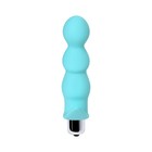 Анальный вибратор Штучки-Дрючки, голубой, силикон, 11,5 см - Фото 2
