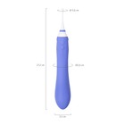 Вибратор LOVENSE Hyphy с клиторальным стимулятором, силикон, фиолетовый, 21,6 см - Фото 4