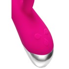 Вибратор Штучки-Дрючки «Дрючка-Удовольствие» с клиторальным стимулятором, розовый, 21,5 см - Фото 11