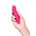 Вибратор Штучки-Дрючки, ABC-пластик, розовый, 12 см - Фото 6