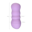 Мастурбатор нереалистичный MensMax FEEL CRASH, TPE, фиолетовый, 14,2 см - Фото 4