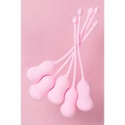 Набор вагинальных шариков Flovetta by Toyfa TULIPS, силикон, розовый, 5,3 см - Фото 4