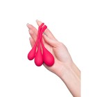 Набор вагинальных шариков Satisfyer YONI, силикон, красный, Ø 2 см - Фото 11