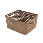 Корзина для хранения «Плетёнка», 35×29×17.5 см, коричневая - Фото 5