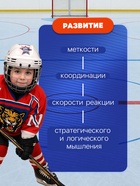 Хоккейный набор 3 в 1, 2 клюшки, 2 мяча, шайба, 4 ворота - Фото 4