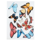 Вафельные картинки съедобные «Бабочки» для капкейков, торта KONFINETTA, 1 лист А5 - Фото 3
