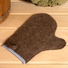 Набор для бани 3 предмета (коврик, шапка, рукавица) с цветной окантовкой МИКС - Фото 5