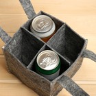 Переноска для банок 4 отсека - фото 24185774