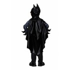 Карнавальный костюм «Бэтмэн» без мускулов, сорочка, брюки, маска, плащ, р. 28, рост 110 см - Фото 4