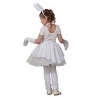 Карнавальный костюм «Зайка Буся», юбка, гетры, перчатки, бантик на шею, ободок, рост 110–134 см - Фото 3