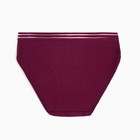 Трусы женские слипы, цвет бордовый, р-р 50-52 - фото 41182829