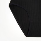 Трусы женские слипы, цвет черный, р-р 46-48 - фото 44117954