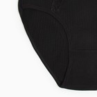 Трусы женские слипы, цвет черный, р-р 50-52 - фото 46803838