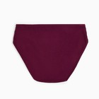 Трусы женские слипы, цвет бордовый, р-р 46-48 - фото 53375748