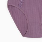 Трусы женские слипы, цвет темно-фиолетовый, р-р 50-52 - фото 42003449