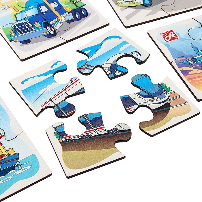 Набор пазлов «Транспорт и машины» 57628
