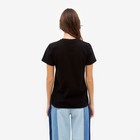 Футболка женская Basic line цвет черный, р-р 54 - фото 39677842