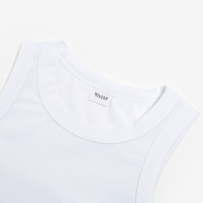 Майка женская MINAKU: Basic line, размер 48, белая