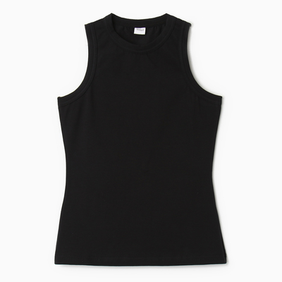 Майка женская MINAKU: Basic line, размер 42, чёрная