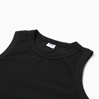 Майка женская MINAKU: Basic line, размер 42, чёрная