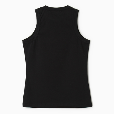 Майка женская MINAKU: Basic line, размер 42, чёрная