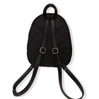 Рюкзак, отдел на молнии, цвет черный 30х28х10см - Фото 3