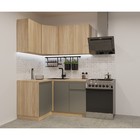 дуб сонома/Дуб сонома/Обсидиан/Дуб сонома светлый