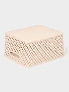 Корзина для хранения «Плетёнка», 35×29×17.5 см, бежевая - Фото 4