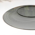 Тарелка плоская Basilico. Lava Grey, d=20 см, цвет серый - фото 4364802