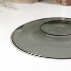 Тарелка десертная Basilico. Lava Grey, d=17 см, цвет серый - Фото 4