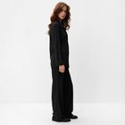 Костюм женский (жакет, брюки) MINAKU: Green trend цвет чёрный, размер 42 - Фото 4