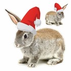 Наклейка автомобильная "Кролик в новогодней шапке", 150 х 150 мм, вид 3 - фото 291488828