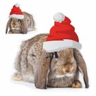 Наклейка автомобильная "Кролик в новогодней шапке", 150 х 150 мм, вид 4 - фото 291488829