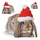 Наклейка автомобильная "Кролик в новогодней шапке", 250 х 250 мм, вид 4 - фото 291488834
