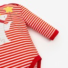 Боди детское «Мишка», цвет белый/полоска, рост 68 см - Фото 3