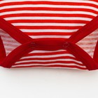 Боди детское «Мишка», цвет белый/полоска, рост 68 см - Фото 4