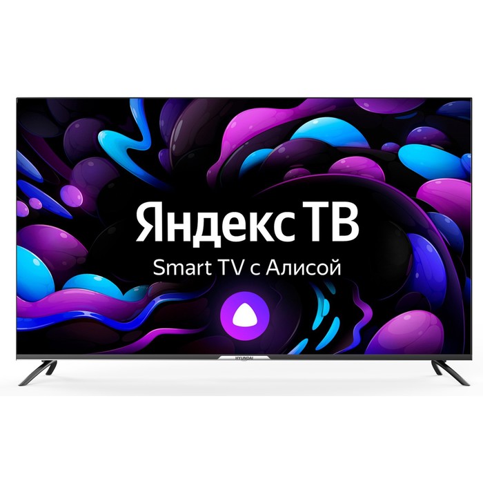 Телевизор Hyundai H-LED55BU7003, 55", 3840x2160, DVB-C/T2/S2, 3xHDMI, 2xUSB, SmartTV, черный - Фото 1